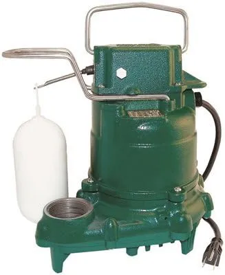 Zoeller Cast Iron Automatic Submersible Sump Pump 1/3 HP