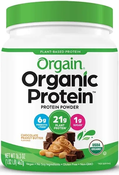 Orgain Organic Protein Powder 21g Plant Based Protein