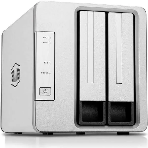 TerraMaster F2-212 2-Bay Quad Core CPU NAS Enclosure