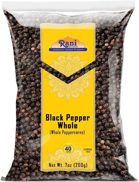 Rani Black Pepper Whole Premium MG-1 Grade ~