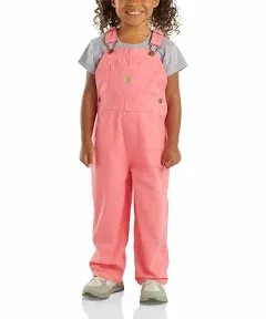 Carhartt Girls' Loose Fit Canvas Bib Overalls