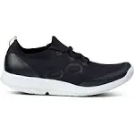 Oofos Men's OOmg Sport LS Shoe White-Black / 10