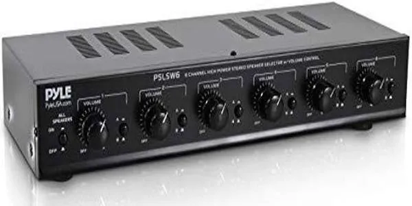 Pyle PSLSW6 6-Channel Multi-Zone Speaker Selector