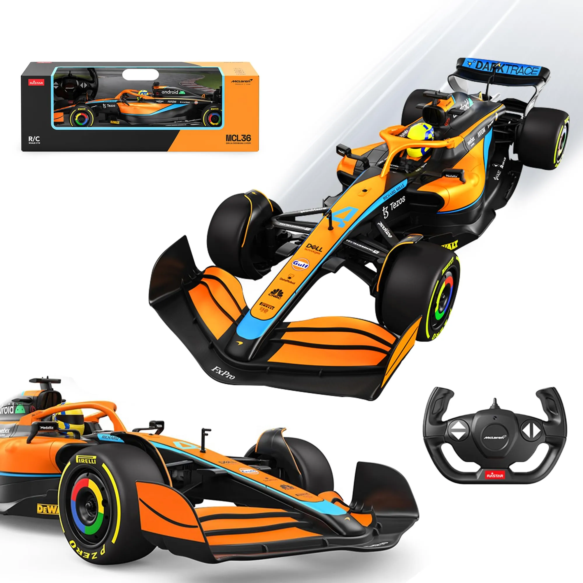 1:12 RC McLaren MCL36 2022 Formula 1 by Rastar