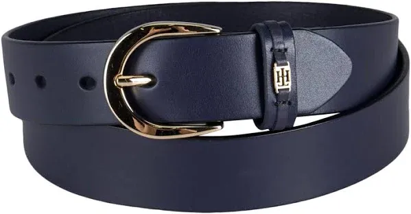 Tommy Hilfiger Women's Signature Leather Jean Belt