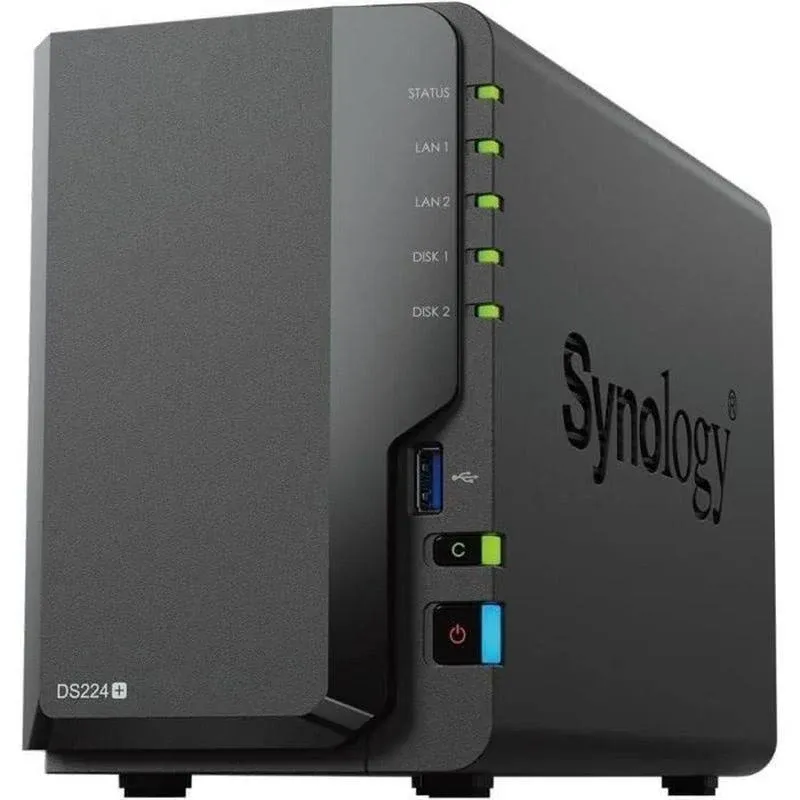 Synology 2 Bay DiskStation DS224+ Desktop NAS