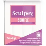 Polyform Sculpey Souffl? Polymer Oven-Bake Clay, Igloo White, Non Toxic, 1.7 oz.