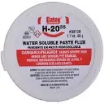 Oatey H-20 Series 30130 Water Soluble Flux, 1.7 oz, Paste, Light Yello