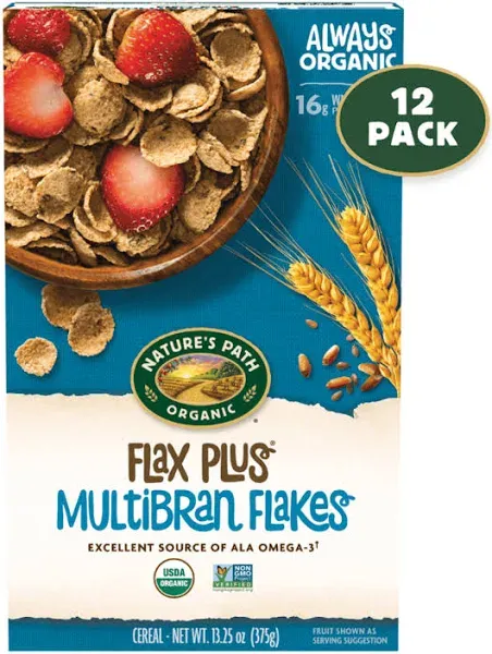 Nature's Path Organic Flax Plus Multibran Flakes Cereal