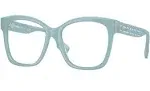 Burberry Sylvie BE2363 4086 Eyeglasses Women&#039;s Azure Full Rim Square Shape 51mm