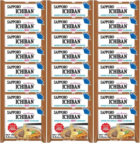 Sapporo Ichiban Japanese Style Ramen Noodles