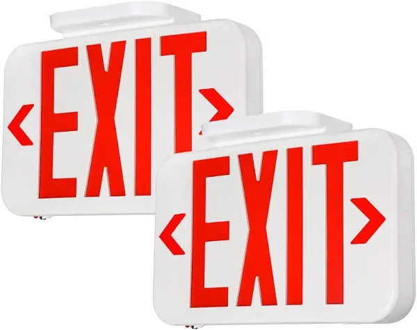 LitSafe Indoor Exit Sign - Green Letters