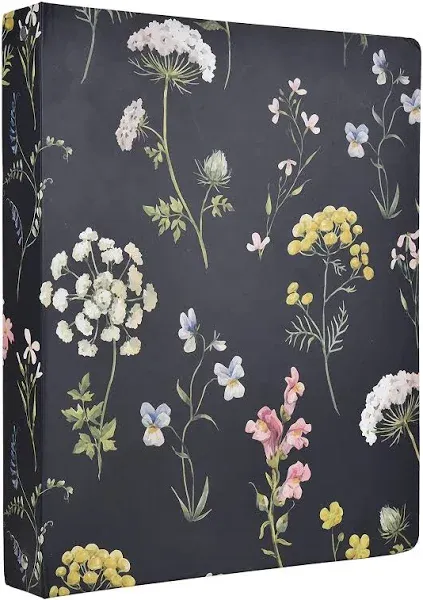 Three Oaks Vintage Floral 3 Ring Binder