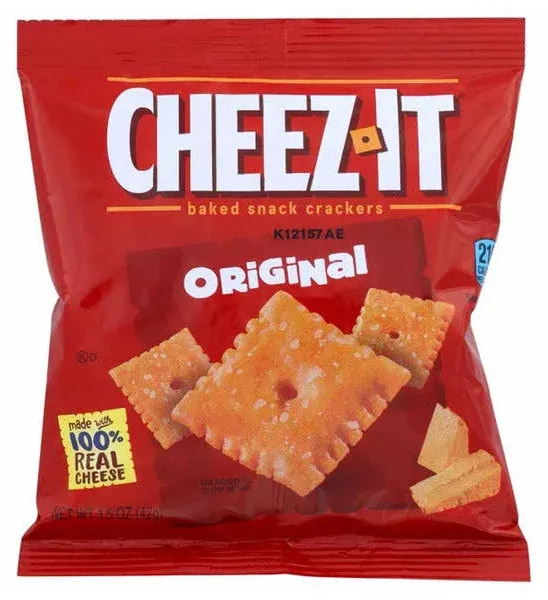 Keebler® Cheez-It Crackers, 1.5 Oz, Pack Of 8