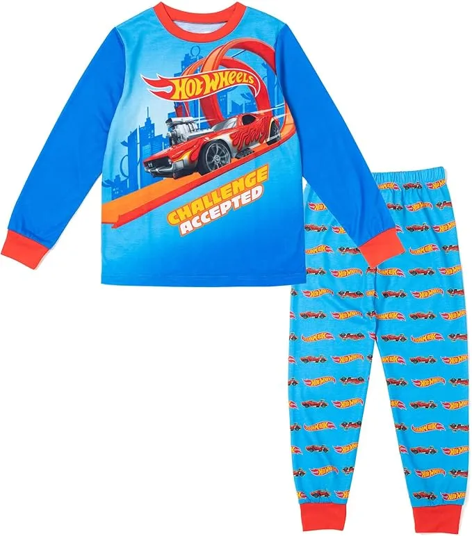 Hot Wheels Pajama Shirt and Pants Sleep Set