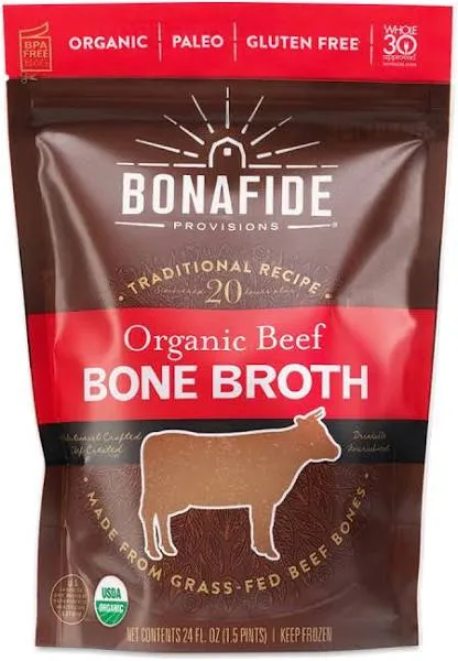 Bonafide Provisions Bone Broth, Organic, Beef