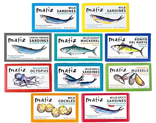 Matiz Seafood Variety Pack Sampler 10 Pack