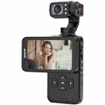 Ordro M5 Pocket Video Camera Action Vlogging Digital Camcorder 5K 3-Axis Face Tracking 3.5" Touch