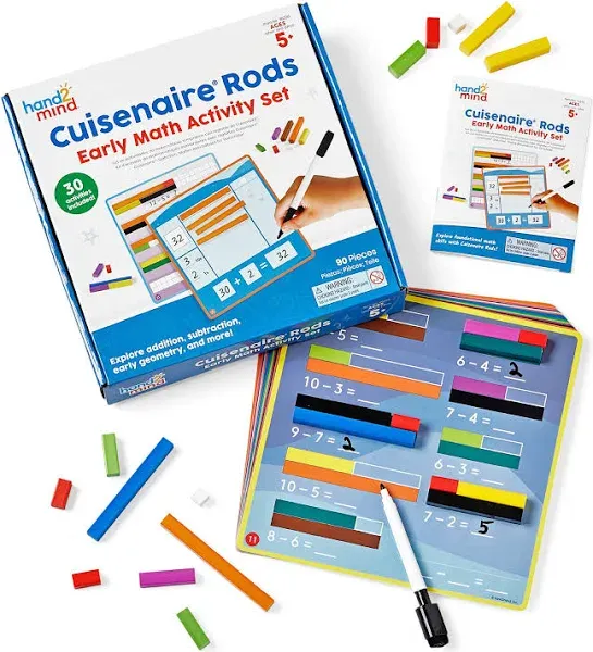 Hand2Mind Cuisenaire Rods Early Math Activity Set