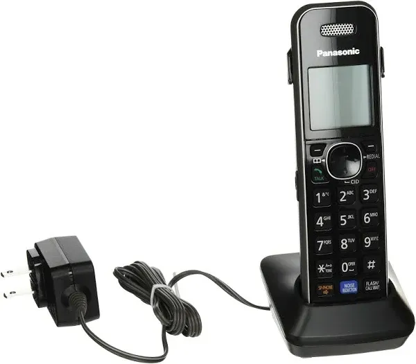 Panasonic Cordless Phone Handset Accessory Compatible with KX-TG6840 and KX-TG7870 Series Cordless Phone Systems – KX-TGA680S (Black)