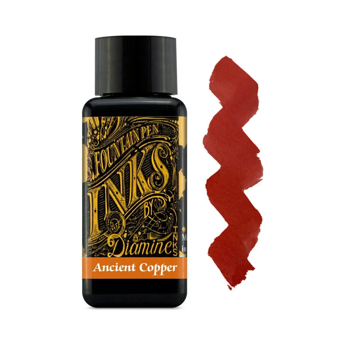 Diamine 30 ml Bottle Fountain Pen Ink, Ancient Copper by Diamine