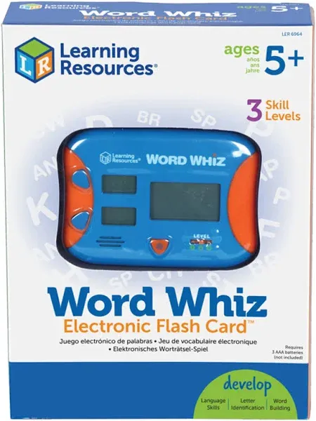 Learning Resources Word Whiz Electronic Flash Card