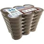 Lifetime Supplies 36 ROLLS UPGRADED 2&#034; Brown Premium Packing Tape, 110 YARD...