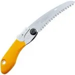 Silky PocketBoy Folding Knife SK4 Steel Curve Blade Orange Rubberized - 726-13