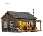 Woodland Scenics HO Scale Rustic Cabin