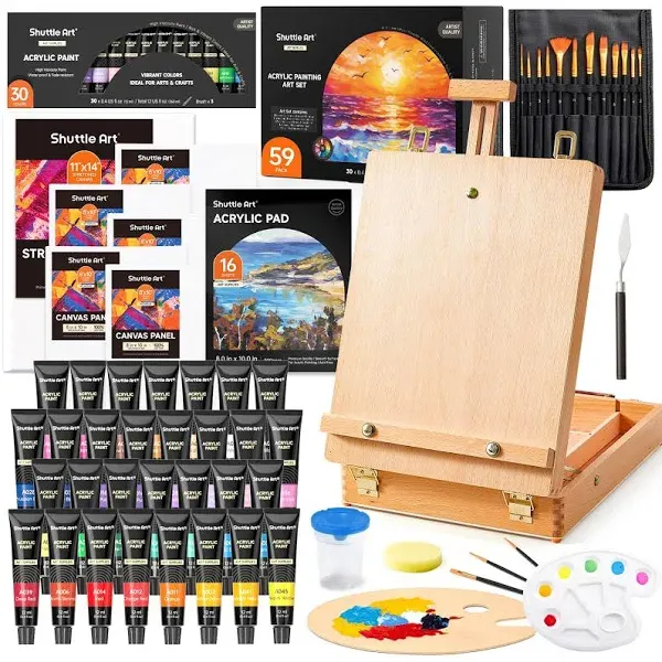 Shuttle Art Acrylic Painting Set 59 Pack