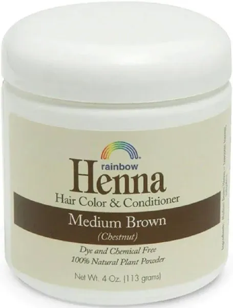 Rainbow Research Henna Hair Color and Conditioner Persian Medium Brown Chestnut - 4 oz