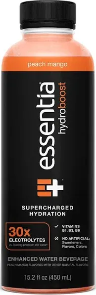 Essentia Hydroboost Peach Mango Enhanced Water Beverage