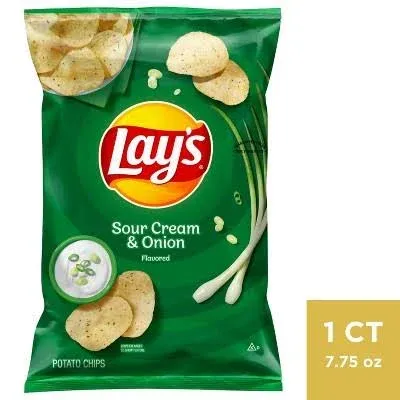 Lay's Sour Cream Onion Flavored Potato Chips