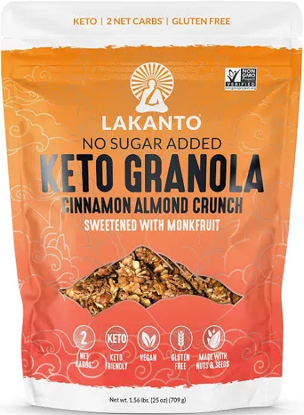 Lakanto Cinnamon Almond Crunch Granola