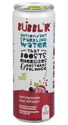 BUBBL'R Antioxidant Sparkling Water Pomegranate Acai Refresh'r