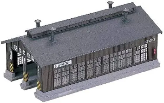 Kato 23-225 Wood 2 Stall Engine House Kit N Scale