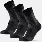 DANISH ENDURANCE Hiking Socks, Lightweight, Merino Wool Socks for Men & Women, Moisture Wicking, Cushioned Crew Socks, 3 Pack