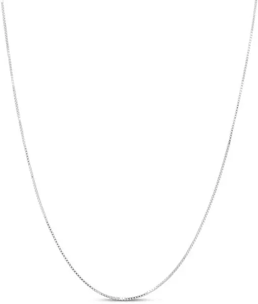 Sterling Silver Box Chain Necklace