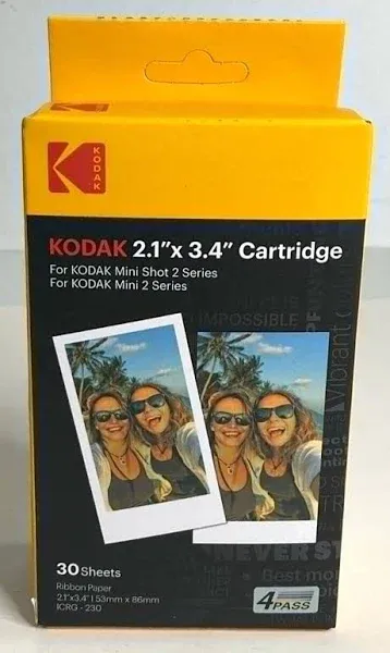 Kodak Icrg-230 Photo Paper 30 Units White