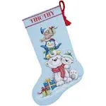 Dimensions STACK OF CRITTERS STOCKING Counted Cross Stitch Kit 70-08840 - NIP