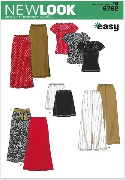 New Look 6762 Sewing Pattern