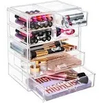 Sorbus Cosmetics Makeup and Jewelry Big Storage Case Display - Stylish Vanity, Bathroom