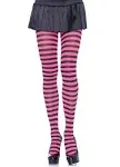 Leg Avenue Women's Nylon Striped Tights