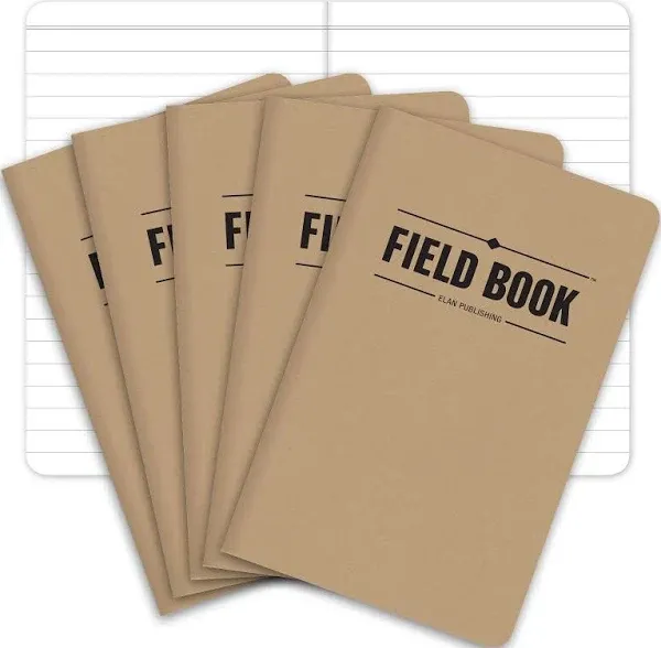 ELAN Publishing Company Publishing ELAN-FN-003A Field Notebook, 3.5&#034; x 5.5&#034;, ...