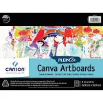 Canson C400061737 9 x 12 in. Plein Air Canva Paper Artboard Pad