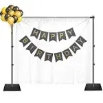 EMART Backdrop Stand, 6.5X10 Ft Adjustable Photo Background Pipe and Drape Photo