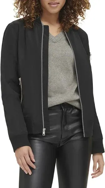 Levi's Women's Lightweight Zip-Detail Bomber Jacket