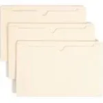 Manila File Jackets, 2-ply Straight Tab, Legal Size, Manila, 100/box