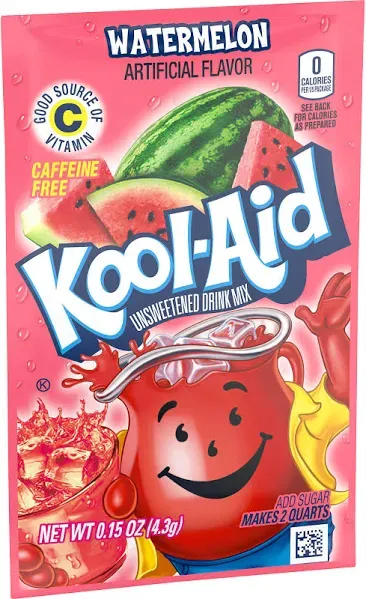 Kool-Aid Unsweetened Watermelon Powdered Soft Drink