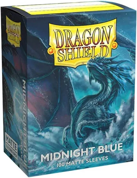 Arcane Tinmen Dragon Shield Matte Midnight Blue Sleeves